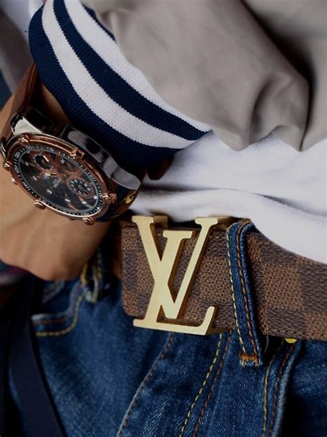 lv belt for mens|louis vuitton belt outfit men.